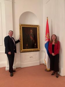 By H.E. Aleksandra Joksimović, Serbian ambassador to Great Britain: Čedomilj Mijatović is back among the Serbs again