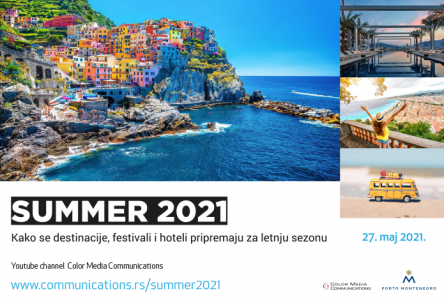 Online conference “Summer 2021:  How are holiday destinations, festivals and hotels are preparing for the summer season” – May 27, starting at 9.30 am